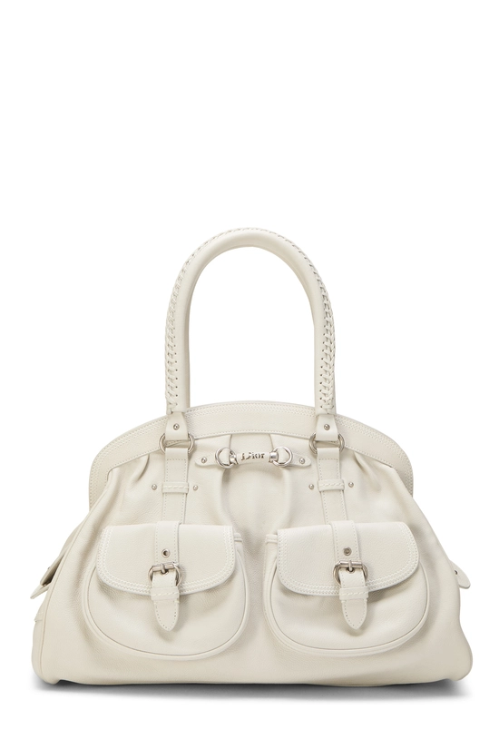 White Calfskin My Dior Frame Bag, , large image number 0