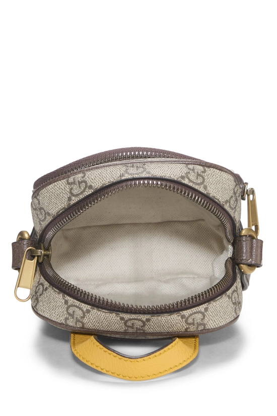 Brown GG Supreme Neo Vintage Double Zip Camera Bag Mini, , large image number 5