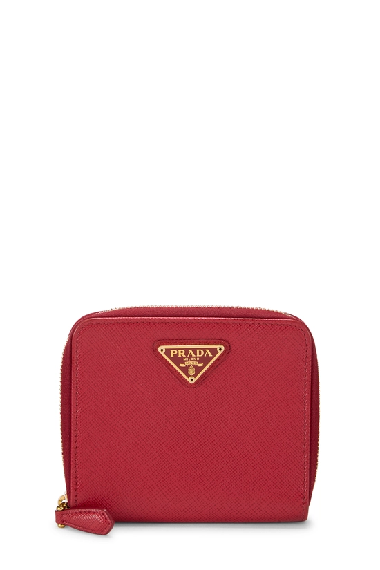 Red Saffiano Coin Purse, , large image number 0