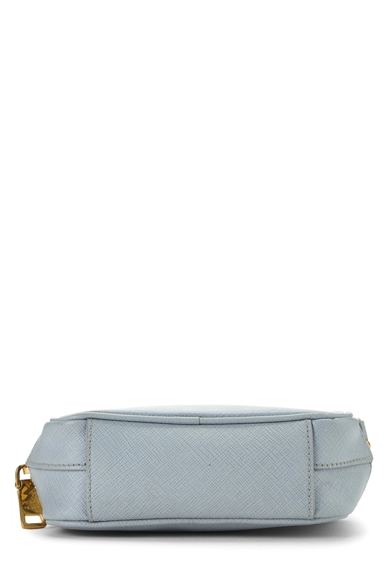 Blue Saffiano Leather Camera Bag Mini, , large image number 4