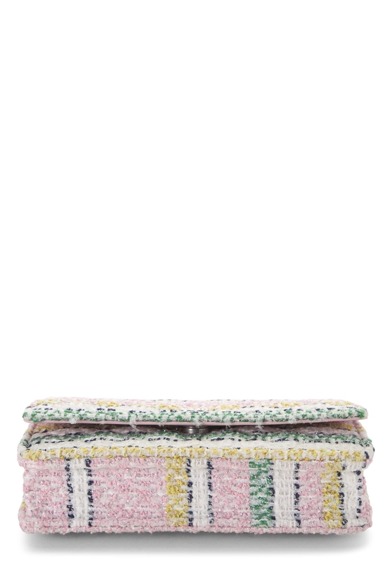 Multicolor Tweed Classic Quilted Wallet on Chain (WOC), , large image number 4