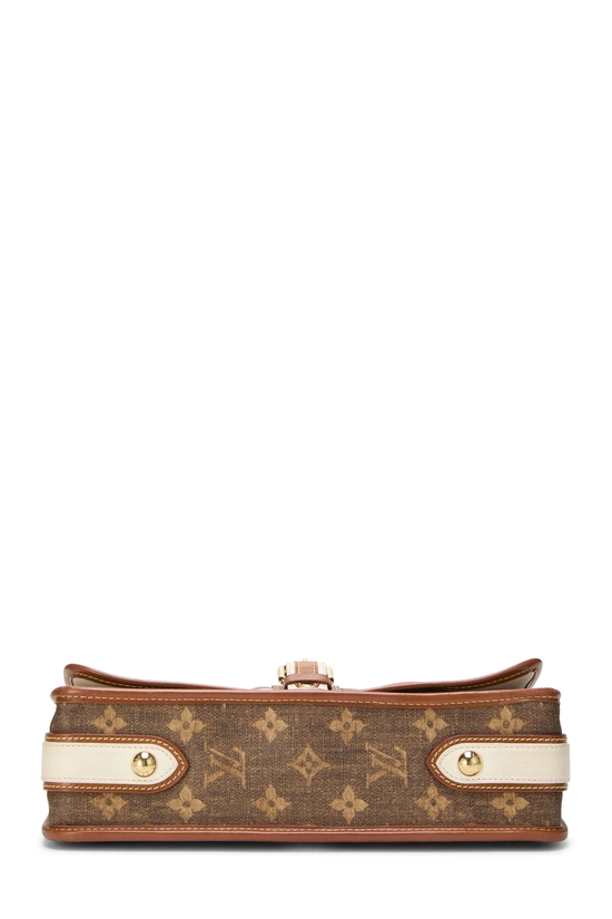Brown Monogram Tisse Porte Rayures, , large image number 4
