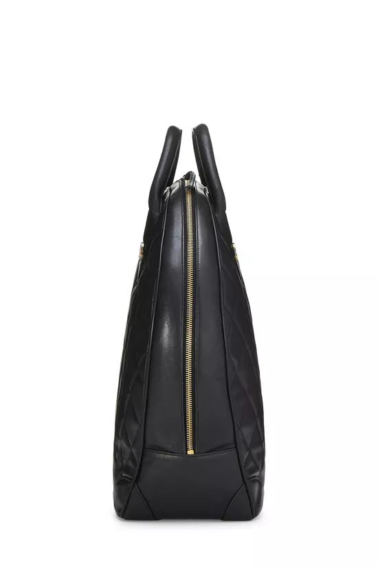 Black Quilted Lambskin Paris Limited Bowler Large, , large image number 2