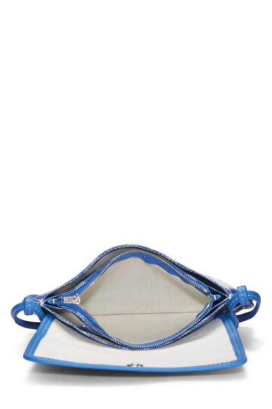 Goyard Goyardine Plumet Wallet on Strap - Blue Crossbody Bags