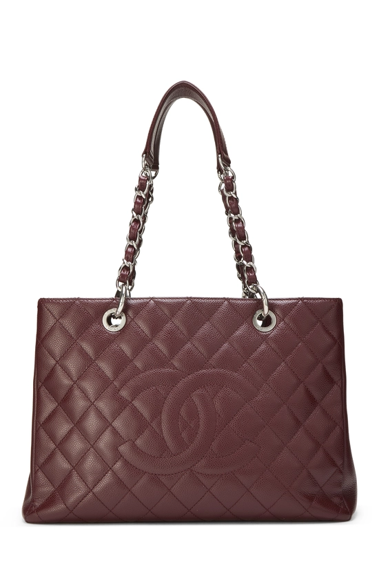 Burgundy Caviar Grand Shopping Tote (GST), , large image number 0