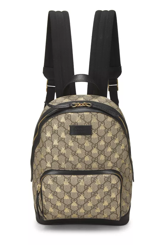 Original GG Supreme Canvas Bee Backpack Small, , large image number 0