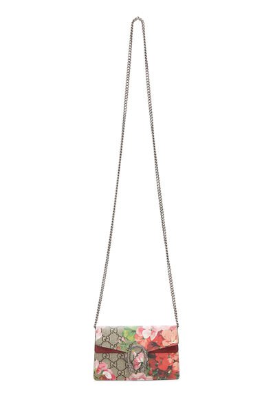 Pink GG Blooms Supreme Canvas Dionysus Chain Mini, , large