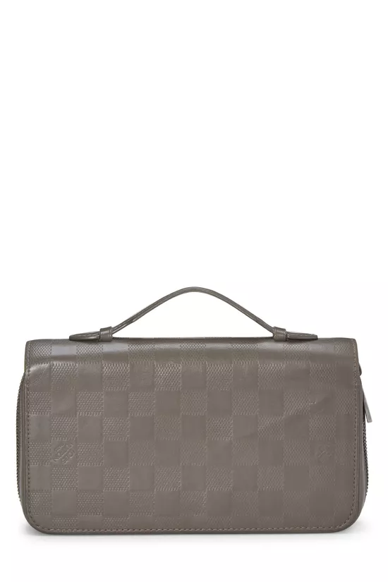 Grey Damier Infini Zippy XL, , large image number 2