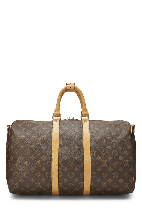 Monogram Canvas Keepall Bandouliere 45, , large image number 3