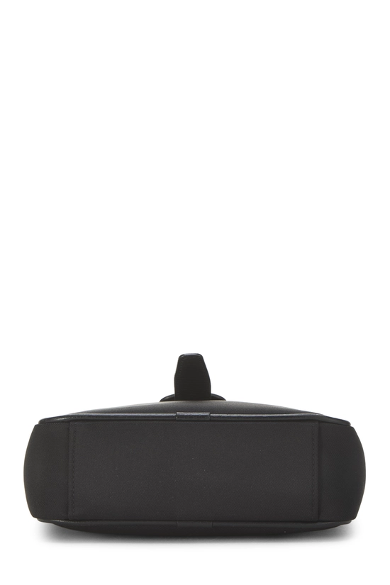 Black Nylon Buckle Messenger Bag, , large image number 4