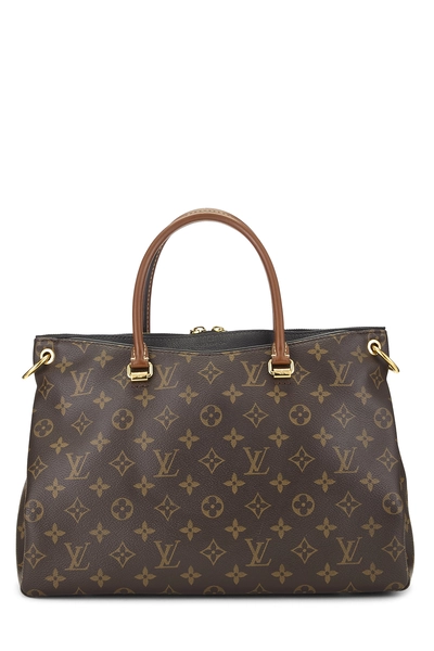 Black Monogram Canvas Pallas