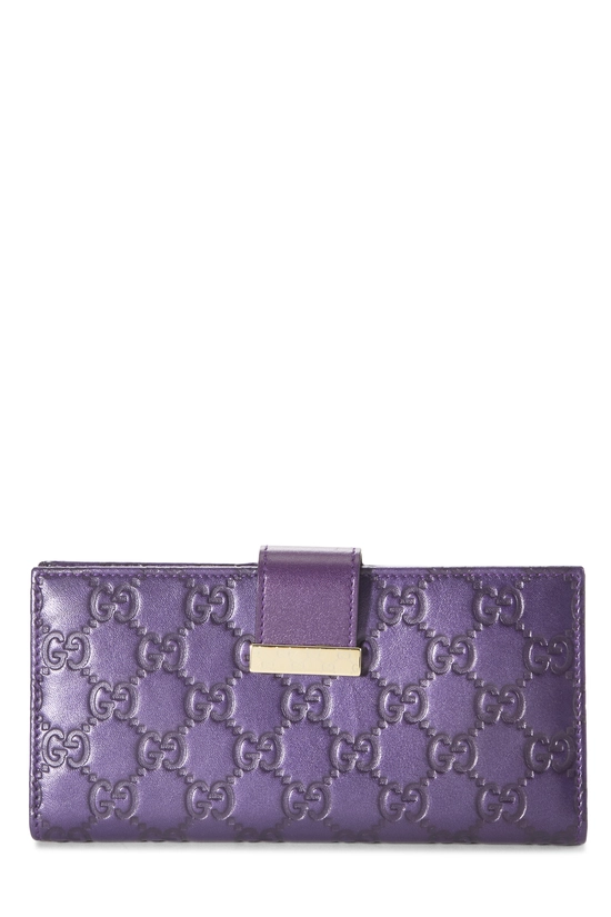 Purple Guccissima Continental Wallet, , large image number 0