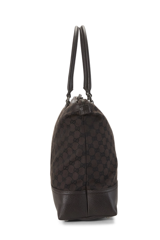 Brown GG Canvas Tote, , large image number 2