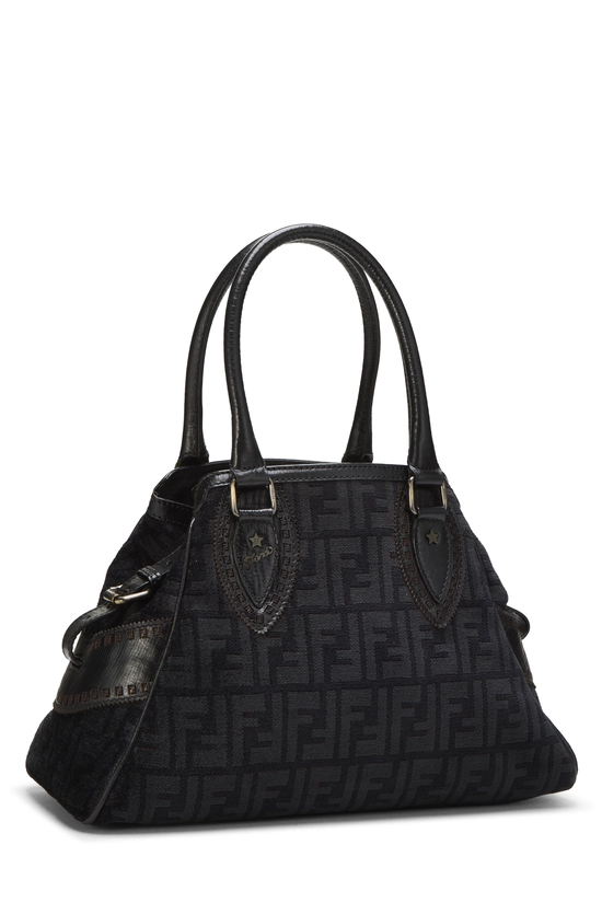 Black Zucca Velour Bag Du Jour Small, , large image number 1