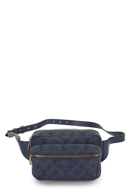 Blue Monogram Denim Outdoor Bumbag, , large image number 0