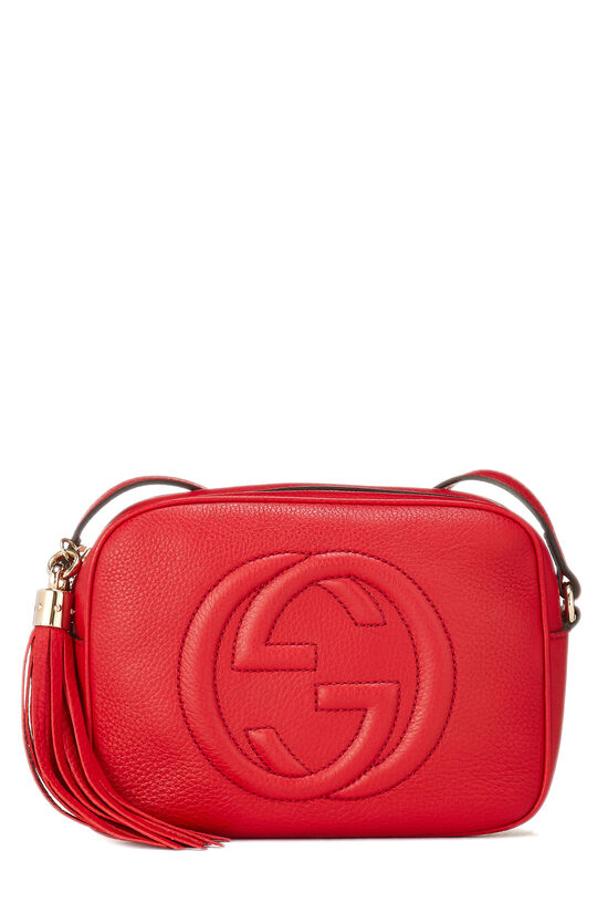 Red Grained Leather Soho Disco, , large image number 0