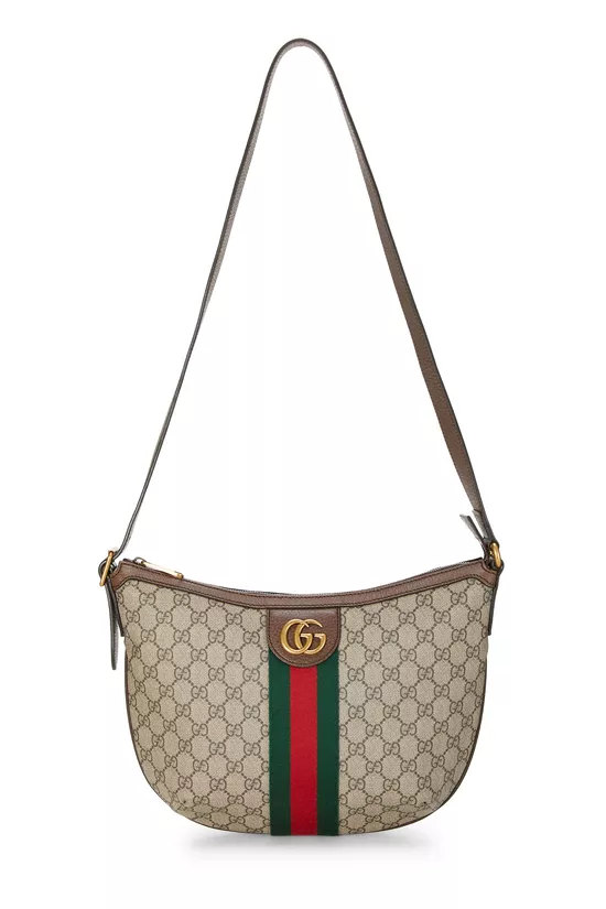 Original GG Supreme Canvas Ophidia Shoulder Bag Large, , large image number 6