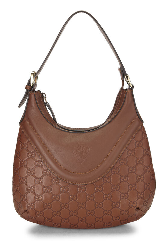 Brown Guccissima Leather Hobo , , large image number 0