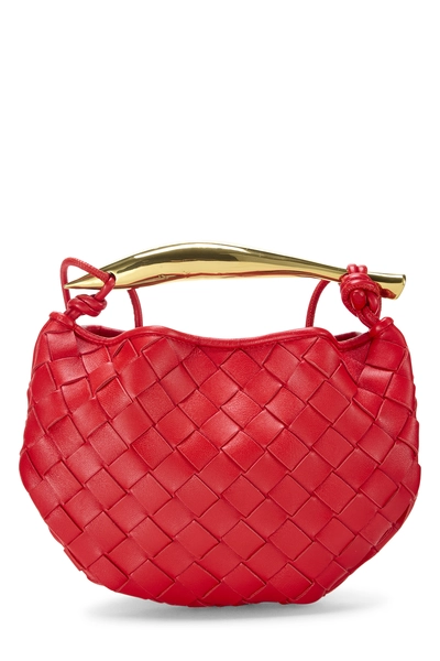 Red Intrecciato Sardine Bag Mini