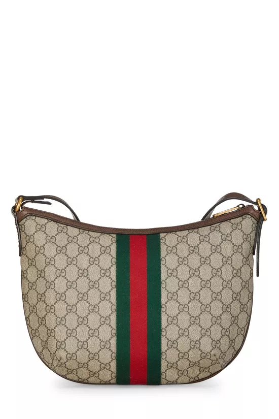 Original GG Supreme Canvas Ophidia Shoulder Bag Large, , large image number 3