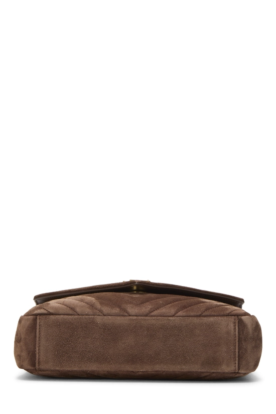 Brown Chevron Suede College Medium, , large image number 4