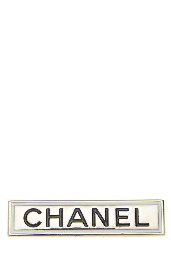 Gold Nameplate Bar Pin, , large image number 0
