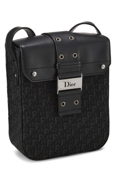 Black Canvas Street Chic Shoulder Bag Small, , large