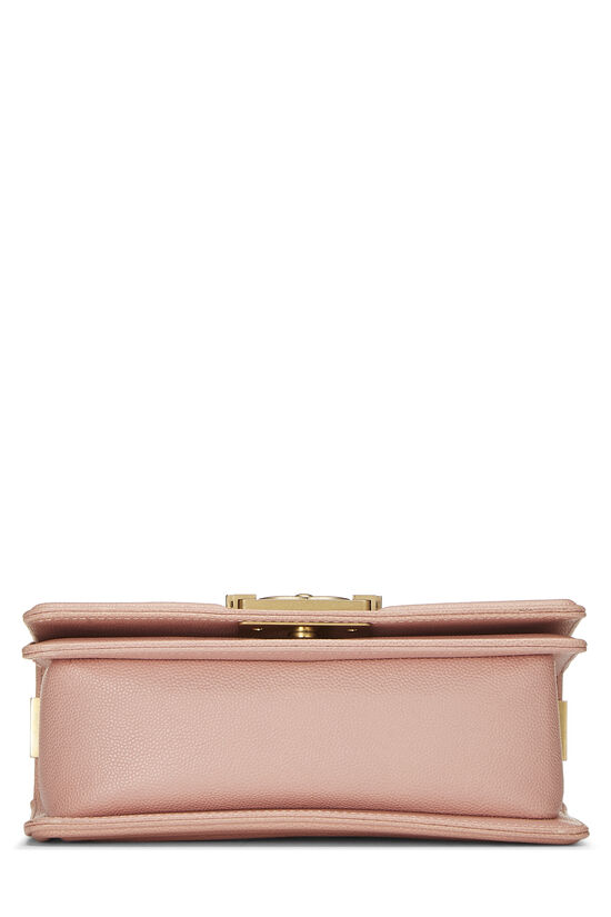 Pink Quilted Caviar Boy Bag Small, , large image number 4