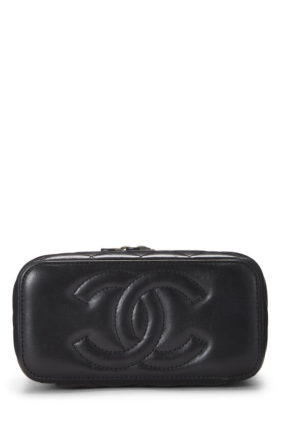 Black Quilted Lambskin Vanity Small, , large image number 4