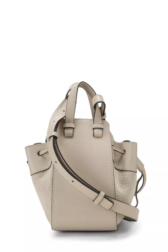 Grey Canvas Hammock Drawstring Bag Mini, , large image number 3