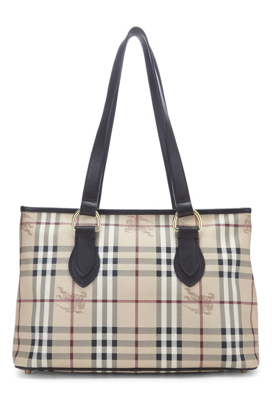Brown Haymarket Check Coated Canvas Regent Tote Small, , large image number 3