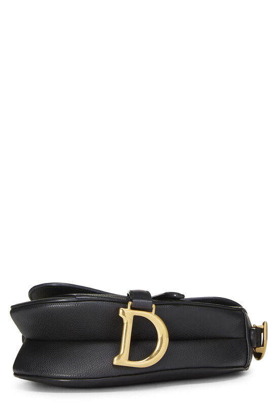 Black Leather Saddle Bag Mini, , large image number 4