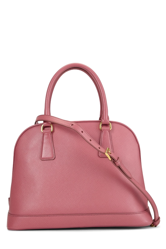 Pink Saffiano Convertible Dome Handbag, , large image number 3