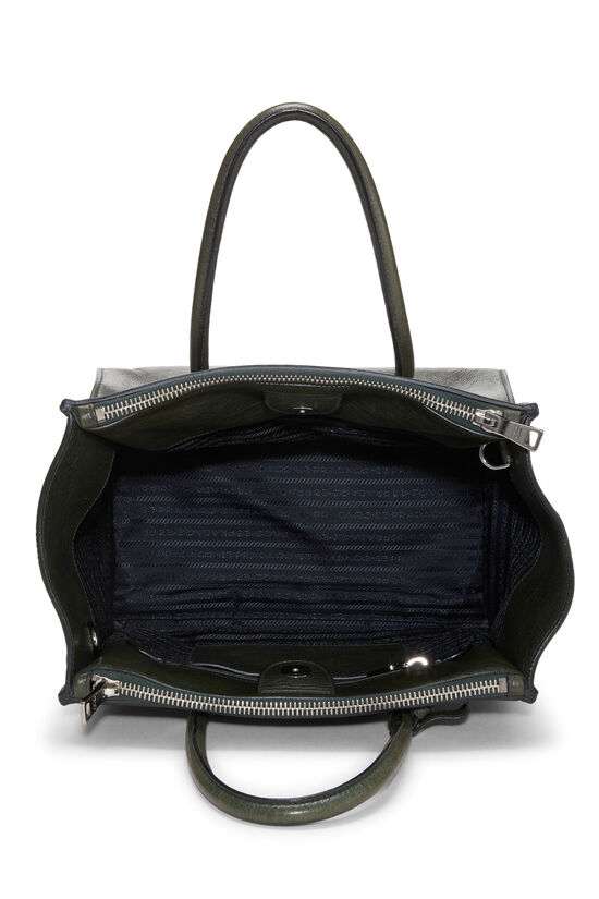 Green Calfskin Convertible Tote Medium, , large image number 5