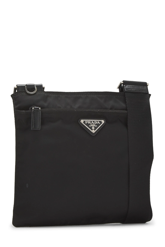 Black Nylon Messenger Bag Small, , large image number 1