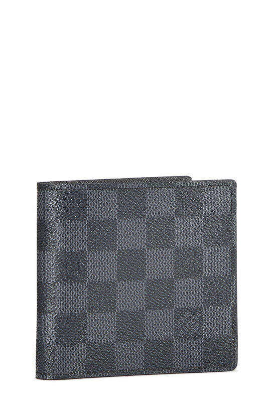 Louis Vuitton Damier Graphite Portefeuille Marco Bifold Men's Wallet  ref.330393 - Joli Closet