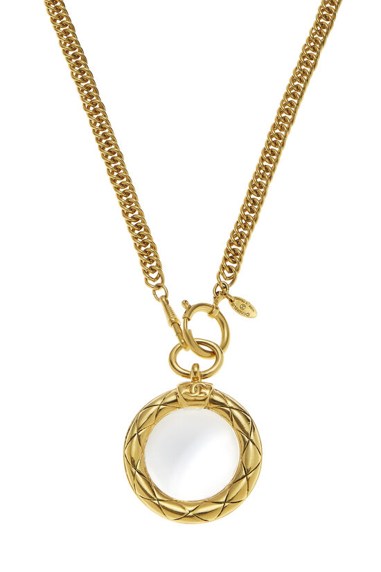 Gold Loupe Long Necklace, , large image number 2