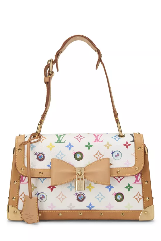 Takashi Murakami x Louis Vuitton White Monogram Multicolore Eye Need You Bag, , large image number 0