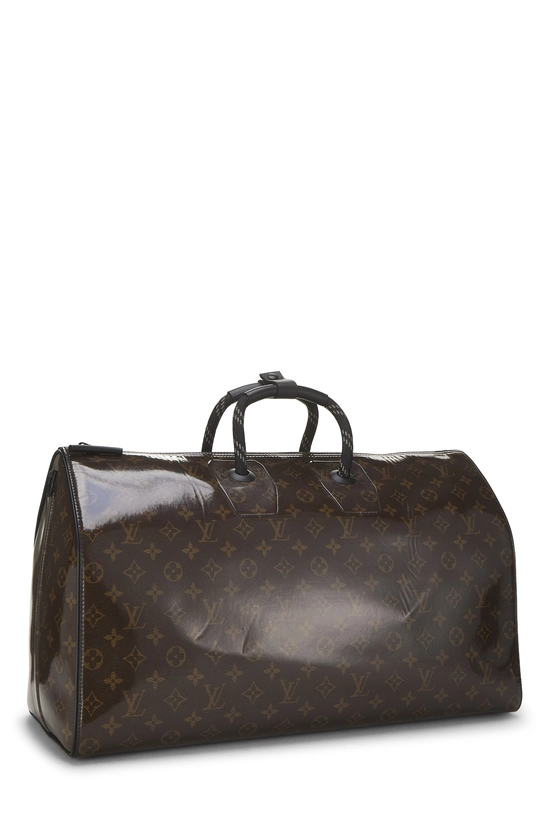 Black Monogram Glaze Keepall Bandouliere 50, , large image number 1