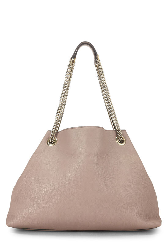 Pink Leather Soho Chain Tote, , large image number 3