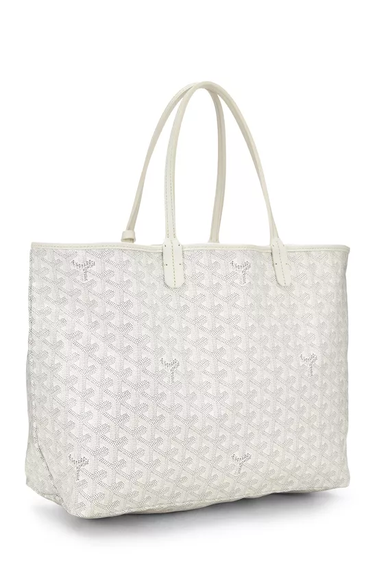 White Goyardine Canvas Saint-Louis PM, , large image number 1