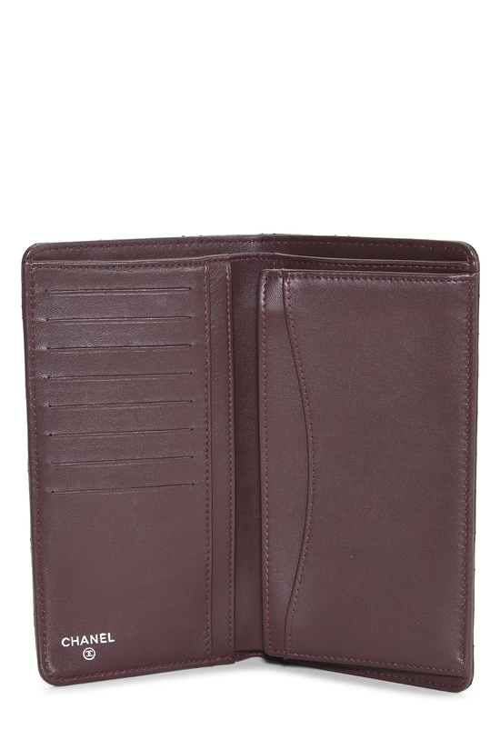 Black Quilted Lambskin Classic Long Yen Wallet, , large image number 3