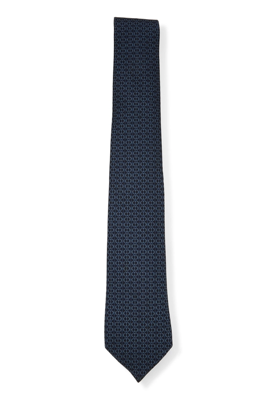 Navy Silk Tie, , large image number 0
