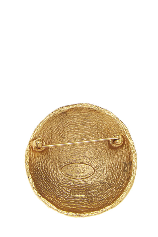 Gold 'CC' Engraved Pin, , large image number 1