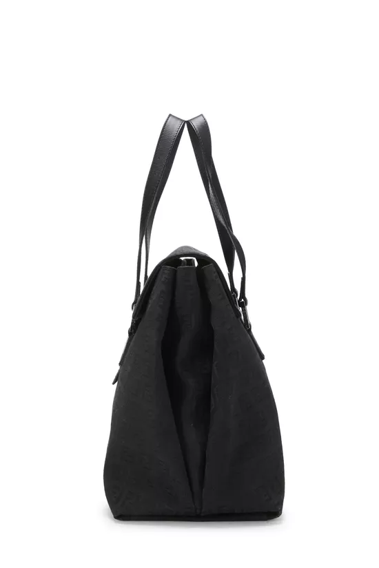 Black Zucchino Canvas Handbag Large, , large image number 2