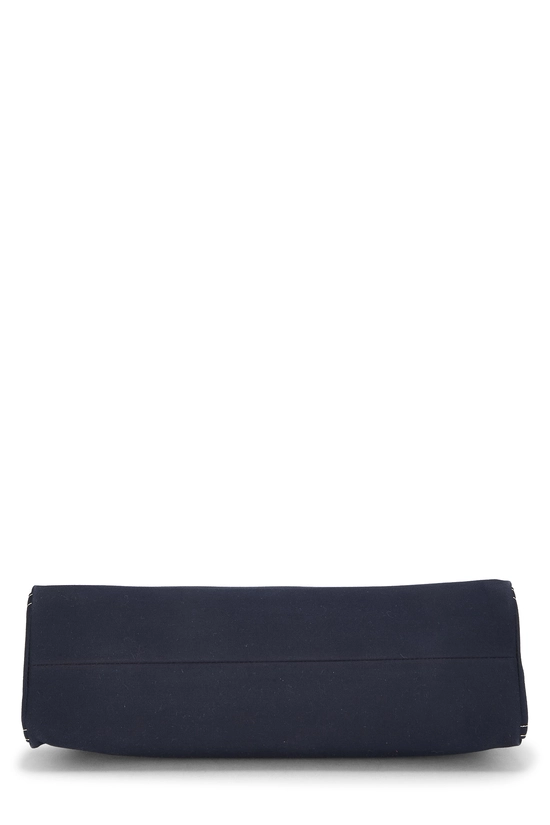 Navy Canvas Shoulder Bag Small, , large image number 4