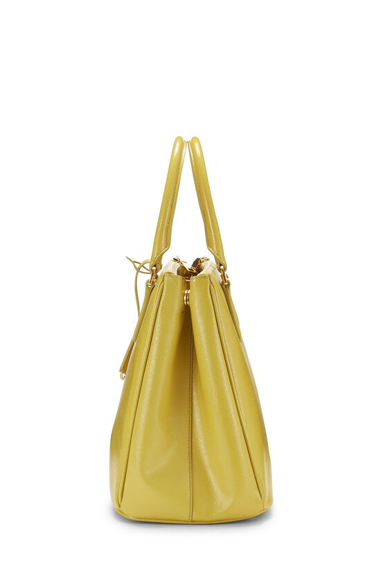 Yellow Saffiano Executive Tote Large, , large image number 2