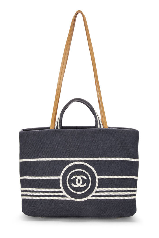Chanel Large Deauville Denim Shopping Tote