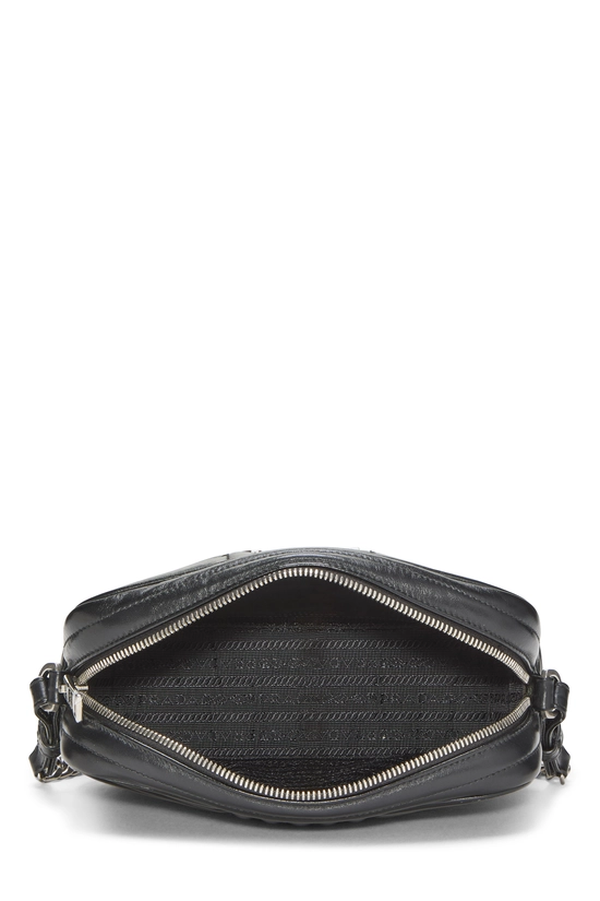 Black Calfskin Diagramme Camera Bag Medium, , large image number 5