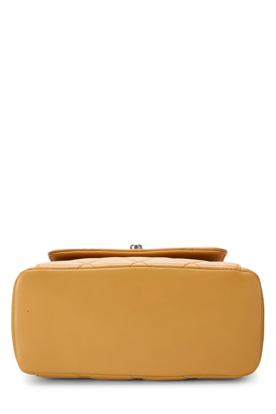 Orange Quilted Lambskin Handbag, , large image number 4